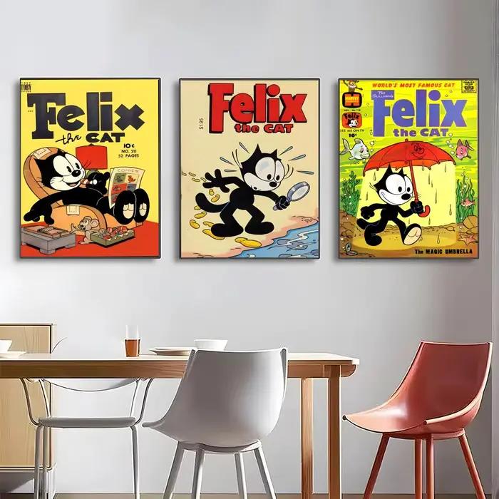 Affiche de dessin animé Felix le chat