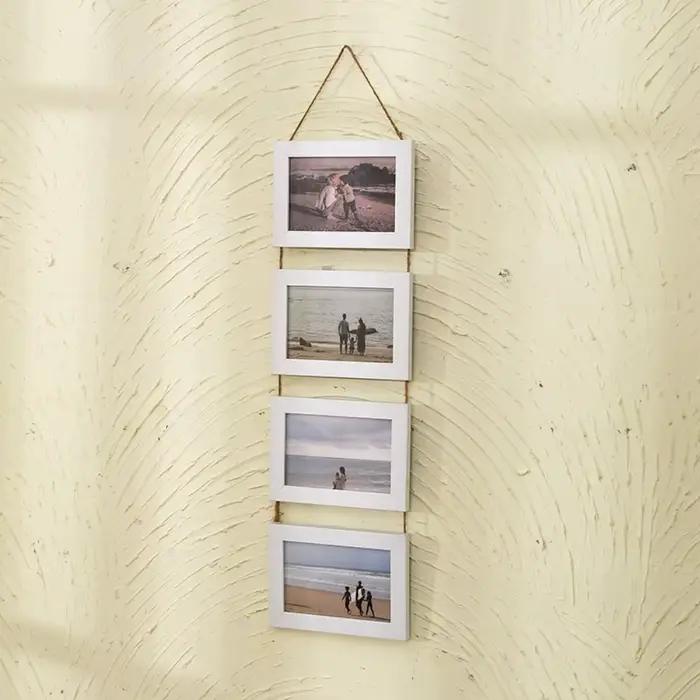Cadres photo muraux en bois décoratifs