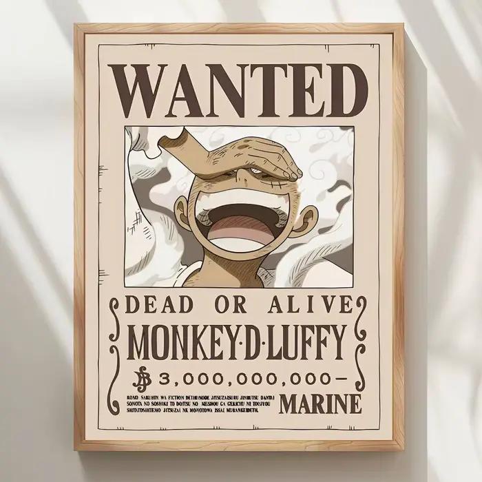Affiche d'art murale autocollante One Piece