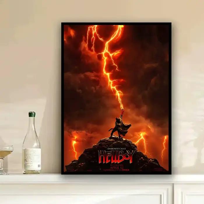 Affiche de film d'horreur classique Hellboy