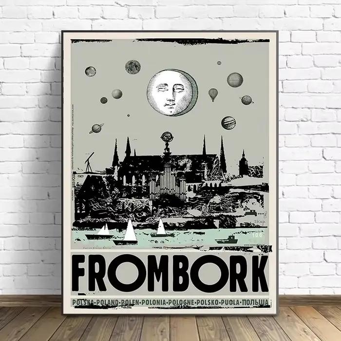 Affiches rétro originales de Pologne locale picturale Babimost Podhale Wista