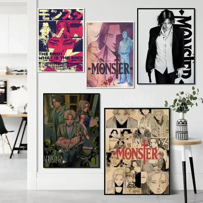 Monster Anime – Art mural rétro classique