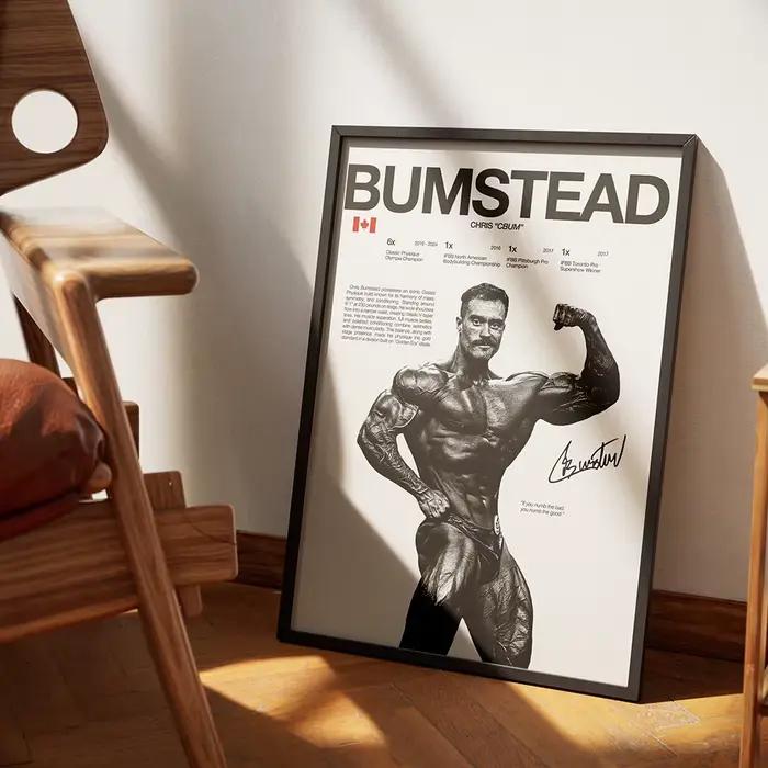M. Olympia – affiche de légende de musculation