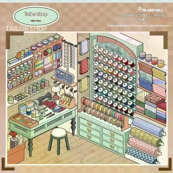 Livre de collection d'autocollants, 10 scènes simulées, artisanat DIY, idéal pour les enfants, journalisation, décoration, autocollants de haute qualité, Re