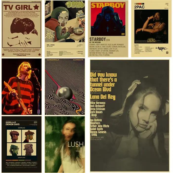 Mitski/Lizzy Grant/TV Girl/Tame Impala affiche Album de musique esthétique Art imprime peinture rétro décoration de la