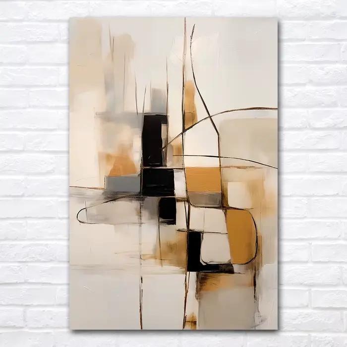 Art mural minimaliste moderne