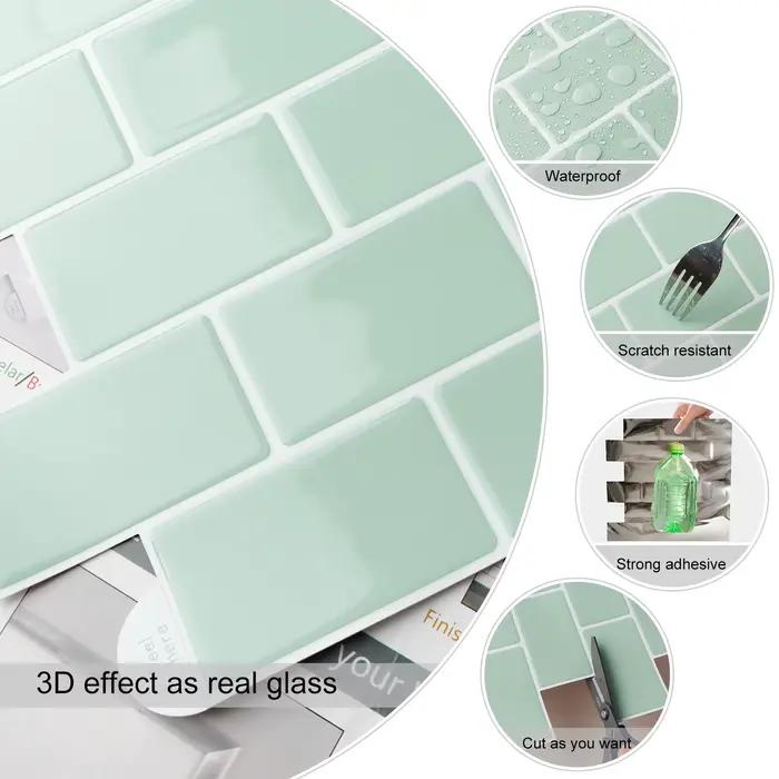 Papier peint vinyle auto-adhésif Vividtiles grand format 12*12 pouces