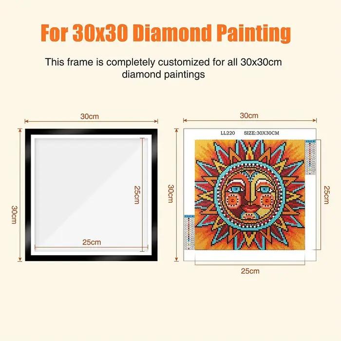 Cadre photo magnétique pour peinture diamant