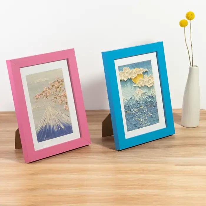INS – cadre Photo coloré, dessins, cadre Photo artisanal, supports d'affichage multi-tailles pour bricolage, maison