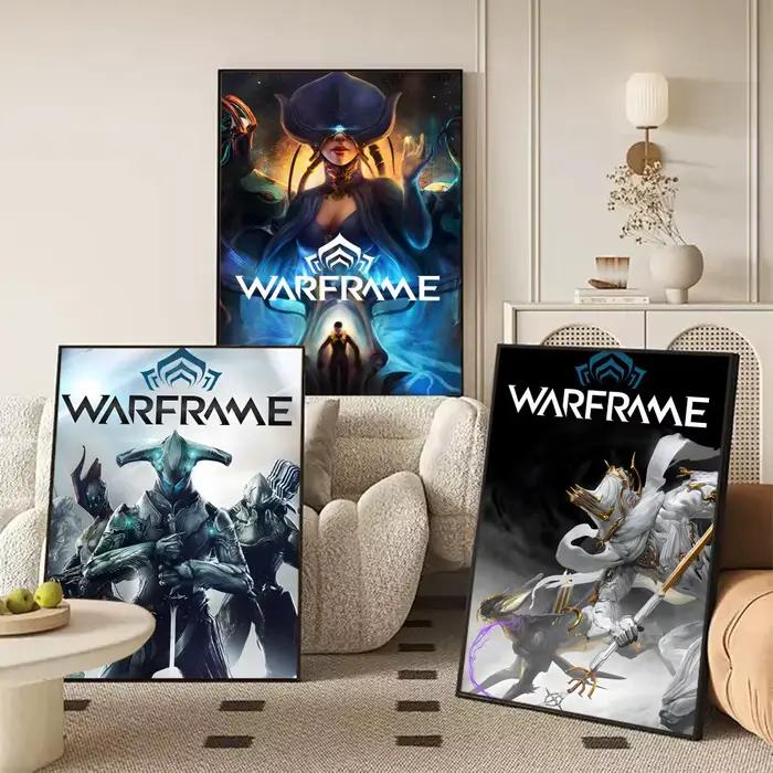 Affiche de jeu vidéo W-Warframe