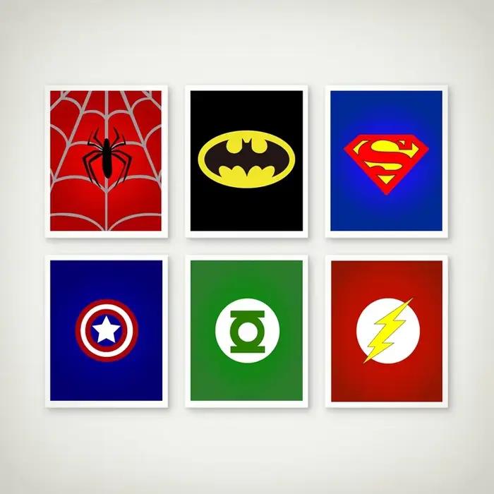 Peinture sur toile de super-héros Avengers Spiderman