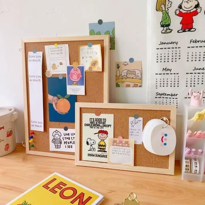 Panneau mural décoratif en liège DIY pour photos