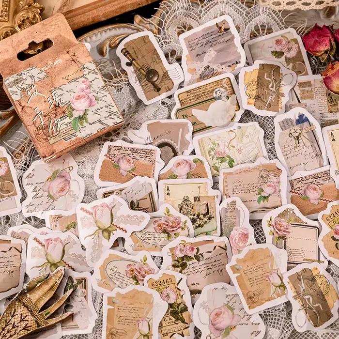 Étiquettes autocollantes Vintage INS
