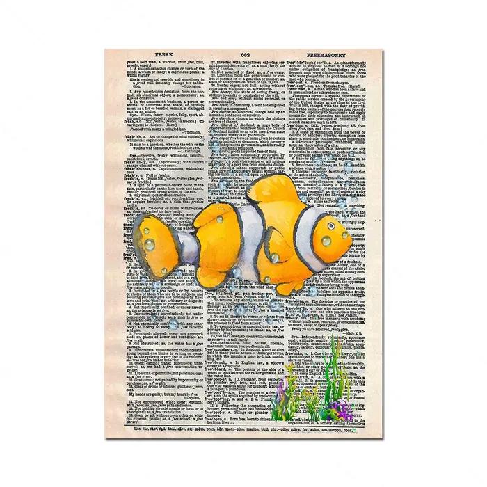 Art du poisson sous-marin