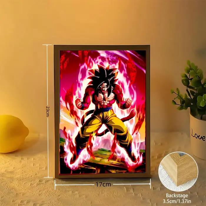 Anime Dragon Ball Z lumière peinture cadre Photo