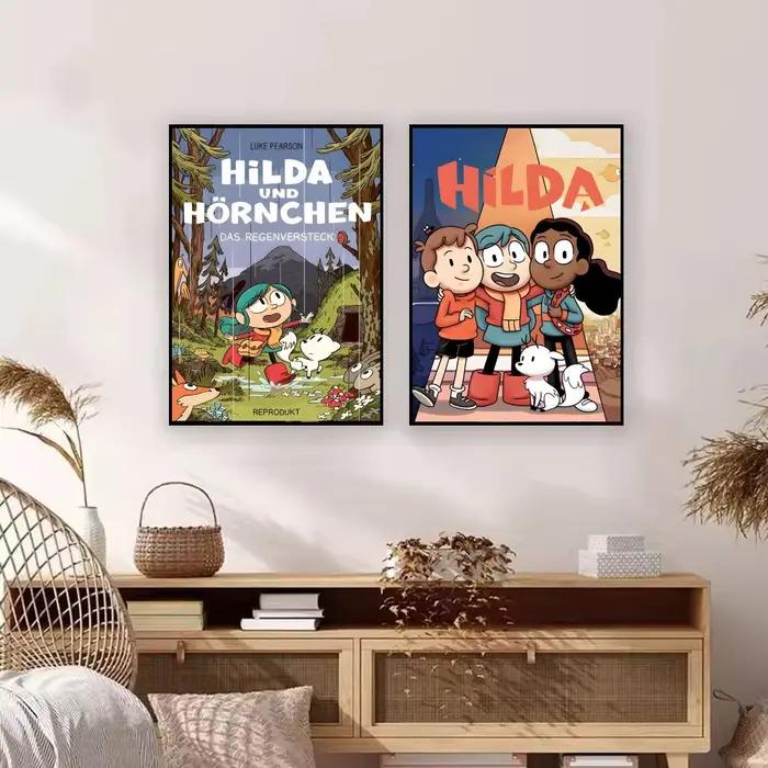 Affiches d'art graffiti Animation H-Hilda