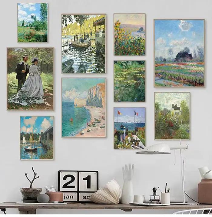 Affiche d'artiste impressionniste de Claude Monet
