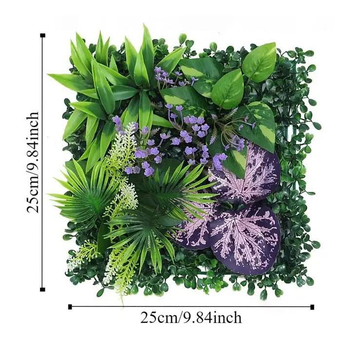 Panneau mural de plantes artificielles