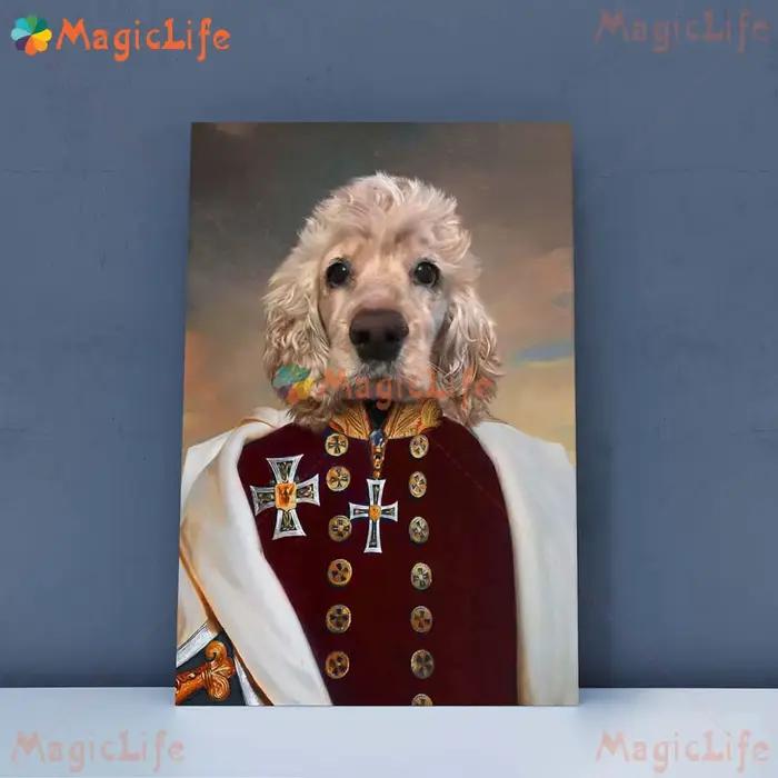 Lady princesse chien Animal Photo chat fille photos murales pour salon nordique affiche mur Art toile peinture décor à la maison sans cadre