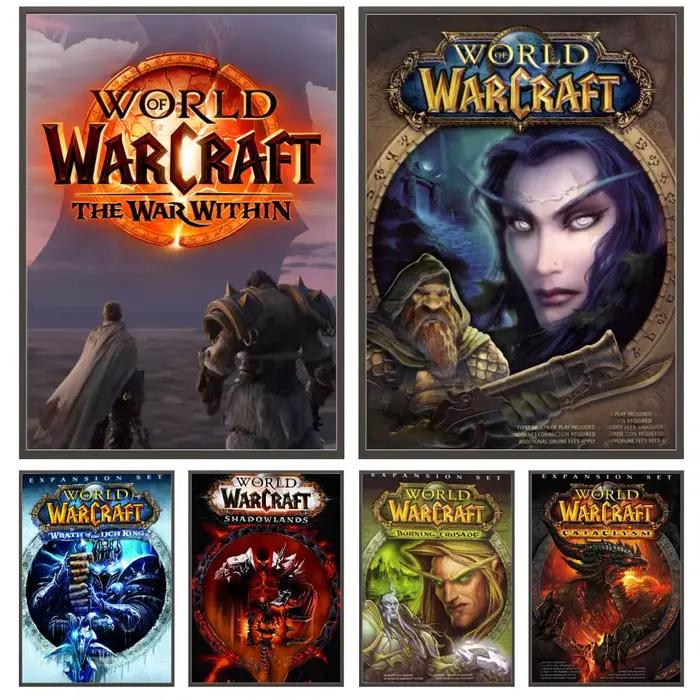 World of Warcraft – affiche de jeu vidéo polyvalente HD
