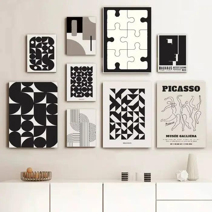 Affiche de croquis de femme Matisse noir et blanc