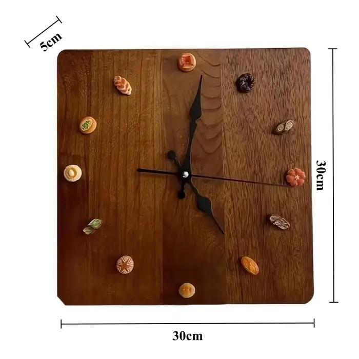 Horloges murales Vintage en bois massif
