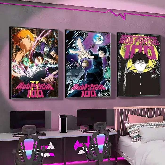 Affiche classique d'anime m-Mob Psycho 100