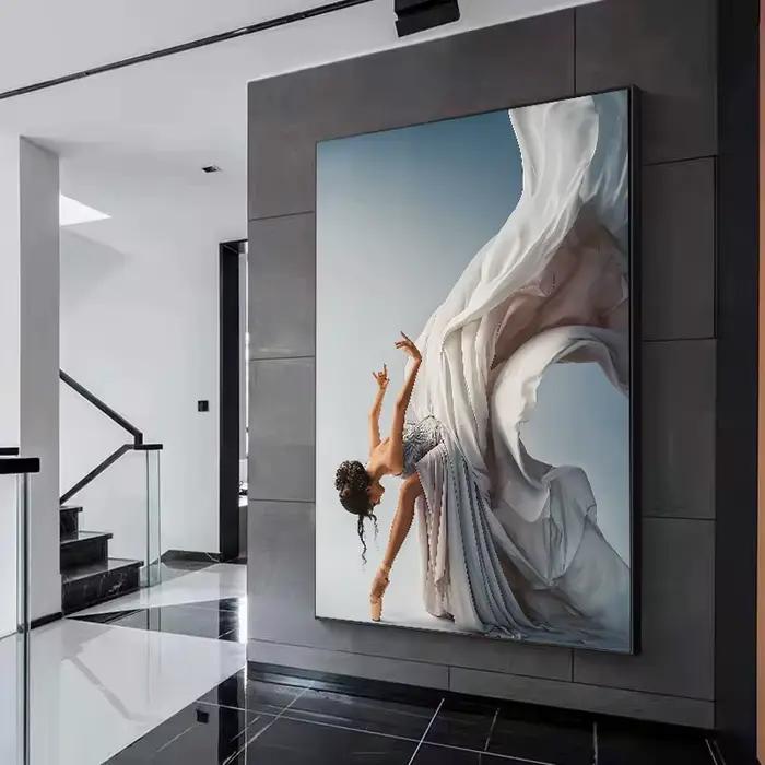 Peinture sur toile moderne pour danseuse de Ballet