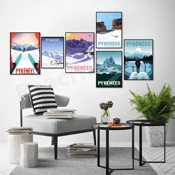 Affiche des Pyrénées - Brèche de Roland