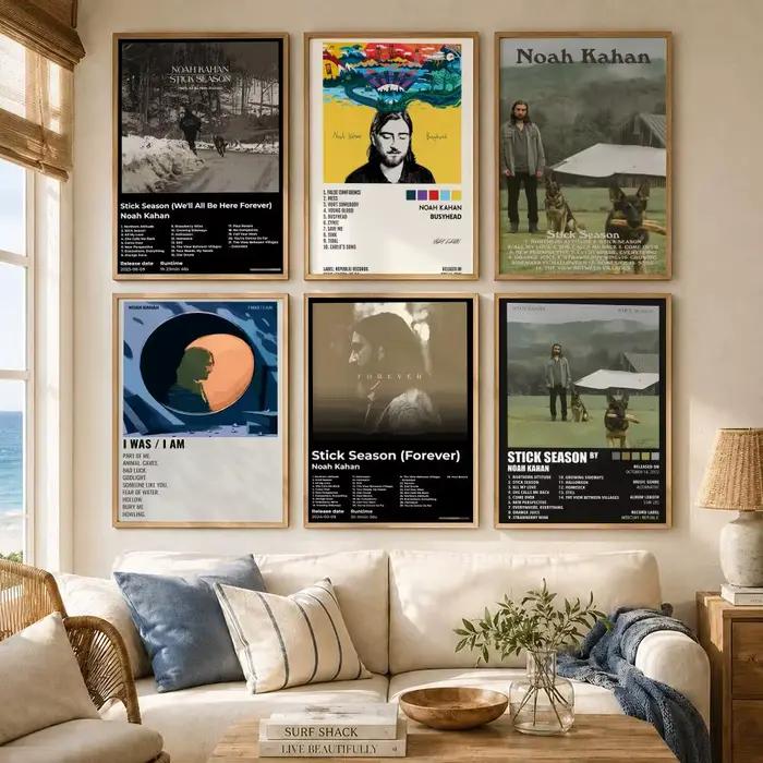 Affiche de chanteur folk-pop n-noah Kahan