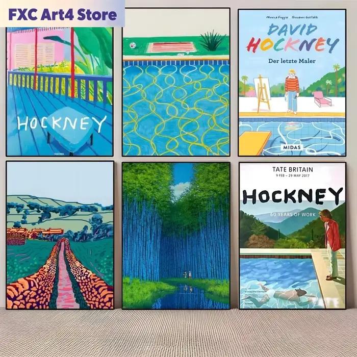 Affiche d'artiste D-david Hockney sans cadre