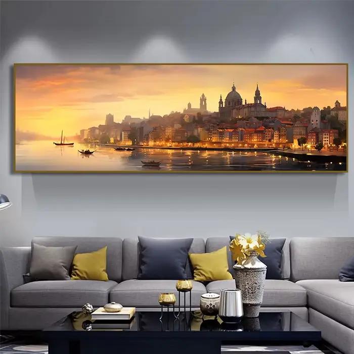Affiche de voyage sur toile Porto Istanbul Venise New York Amsterdam