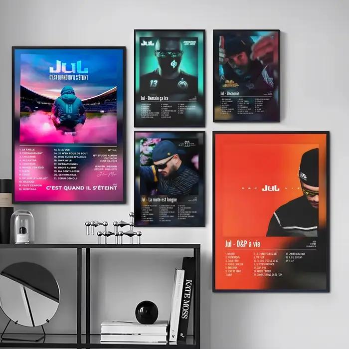 Autocollants d'affiche d'album J-JuL