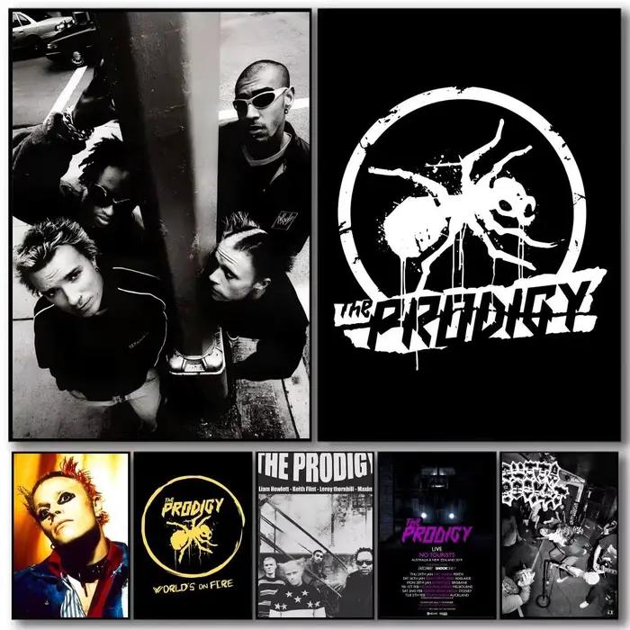 Affiche artistique du groupe P-Prodigy avec impressions