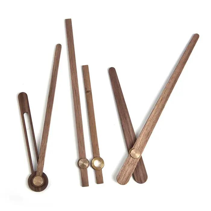 Pointeurs en bois bricolage horloge murale aiguilles 12 pouces