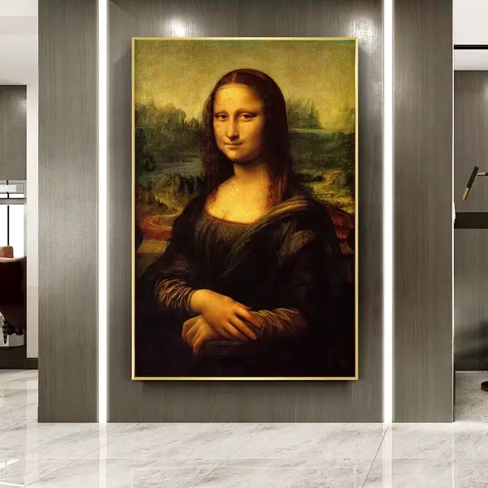 La Joconde célèbre toile d'art personnalisé par Leonardo Da Occasion i