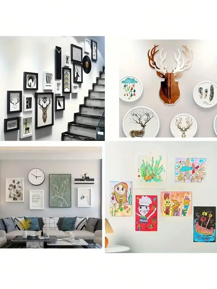 Support mural sans perçage pour tableaux