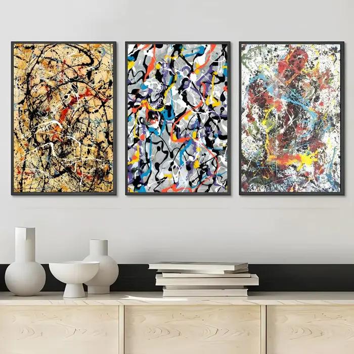 Art abstrait J-Jackson P-Pollock