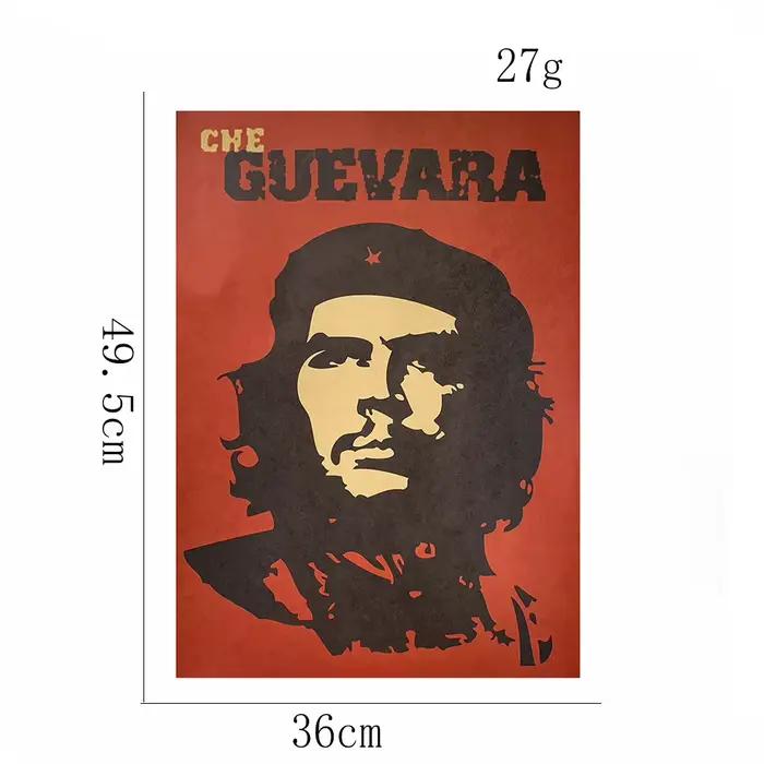 Che Guevara – affiche murale rétro Vintage en papier Kraft