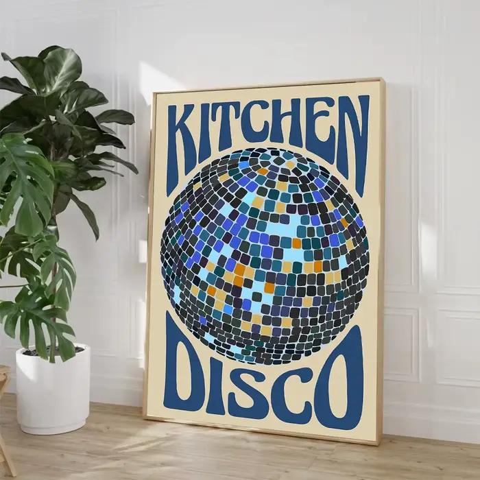 Affiches de danse en cette cuisine