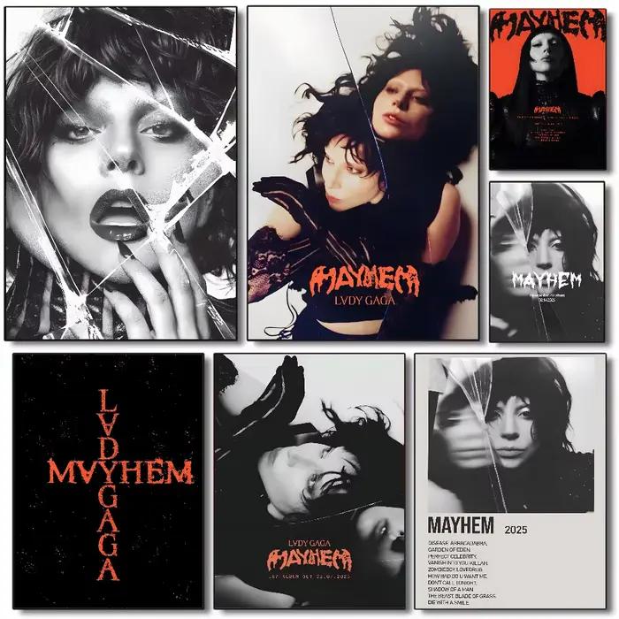 Affiche de chanteur l-lady Gaga Mayhem