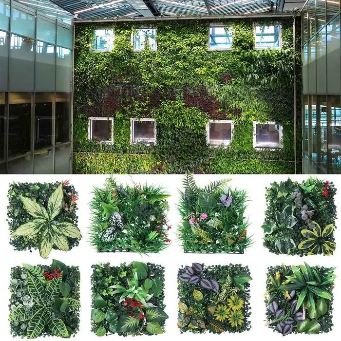 Panneau mural de plantes artificielles DIY