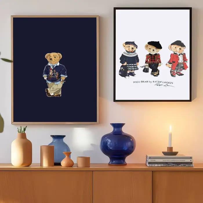 Affiche imprimée à la mode R-ralph B-Bears