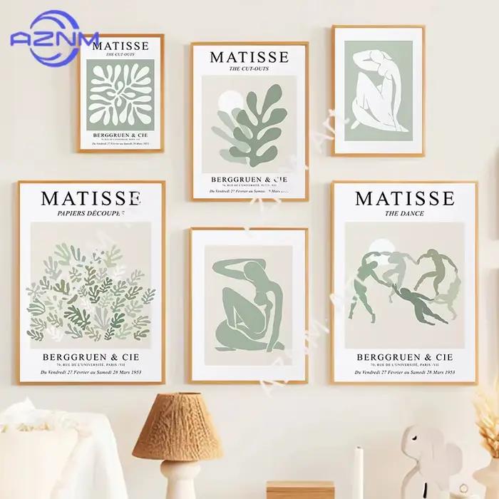 Affiches abstraites, impressions sur toile
