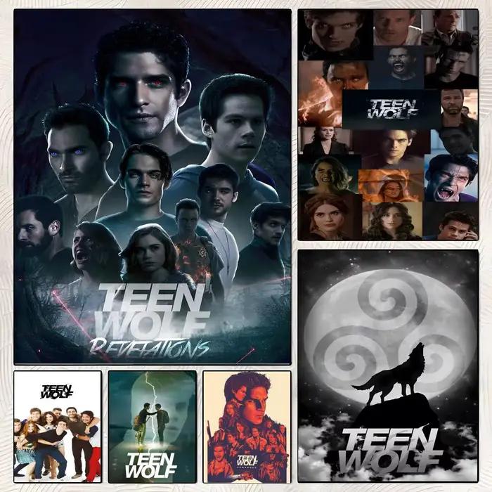 Affiche T-Teen Wolf, autocollants haute définition