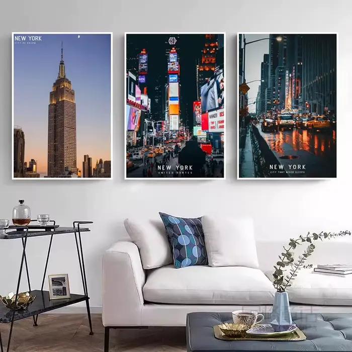 Affiches de paysage de ville de voyage de New York