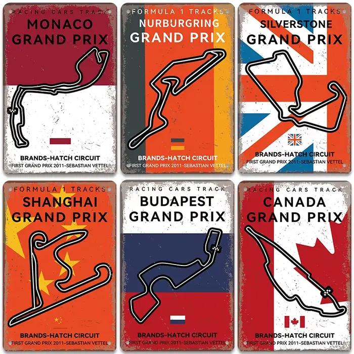 Affiche de Circuit de course F1