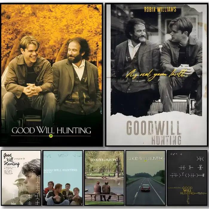 Les autocollants auto-adhésifs du film Sticky Good Will Hunting Poster conviennent à n'importe quelle surface murale