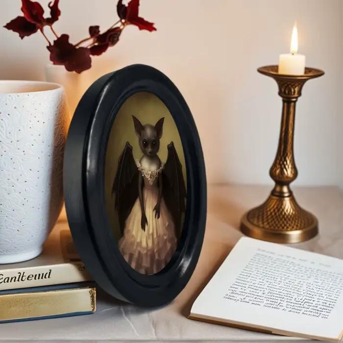 1 décoration murale de chauve-souris de style gothique sombre