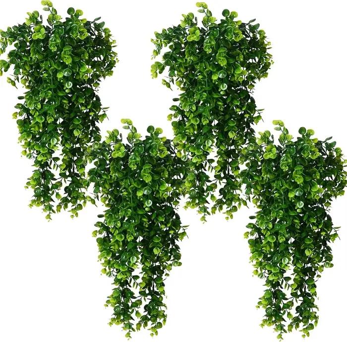 30In plante artificielle vignes simuler vert mur jardin décoration mariage maison chambre décor bricolage Eucalyptus